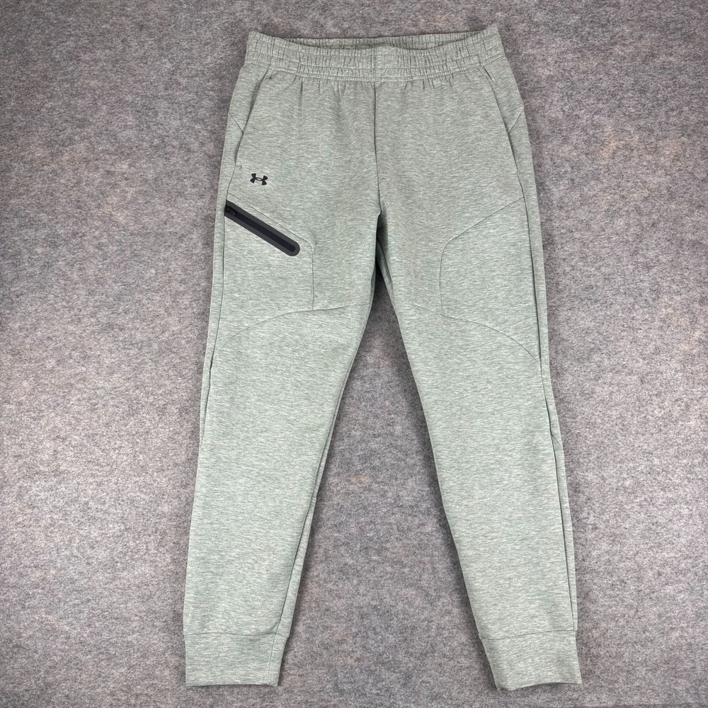 Under Armour Unstoppable Fleece Joggers Green 1379846 Womens Medium M